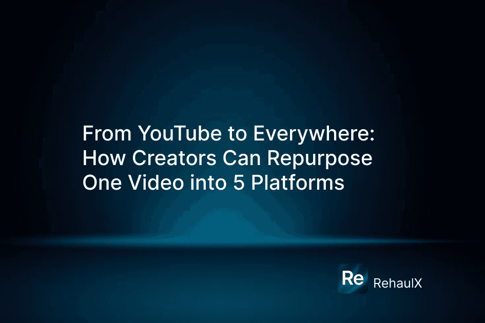 From YouTube to Everywhere: How Creators Can Repurpose One Video into 5 Platforms